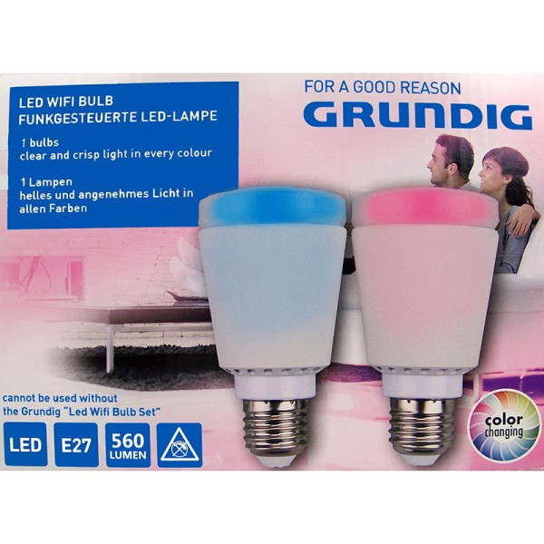 Grundig Lamp met WIFI & LED kleurschakeringen Grundig Lamp met WIFI & LED kleurschakeringen