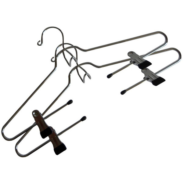 Protenrop Metalen kledinghangers (set van 2) Protenrop Metalen kledinghangers (set van 2)