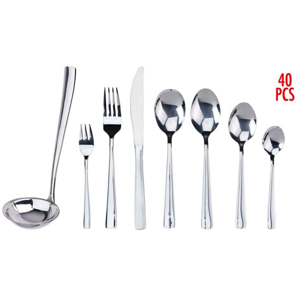 Bestekset - 40 delig - 6 persoons Bestekset - 40 delig - 6 persoons