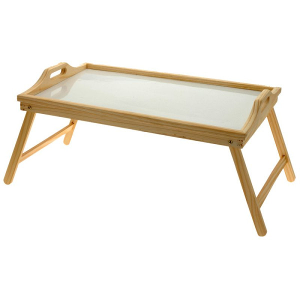 Houten dienblad voor op bed Houten dienblad voor op bed