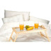 Houten dienblad voor op bed Houten dienblad voor op bed