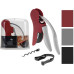 Luxe Kurkentrekker met foliesnijder rood Luxe Kurkentrekker met foliesnijder rood