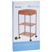 Badkamertrolley bamboe / metaal Badkamertrolley bamboe / metaal