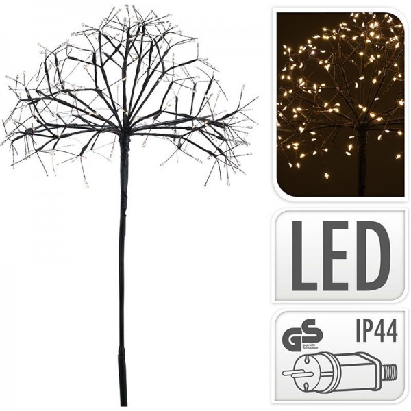 LED Boom 100 cm  met 240 LED's - warm wit - Tuinsteker