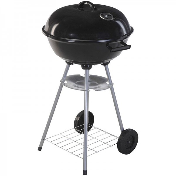 Kogelgrill - Houtskoolbarbecue - 46x78 - Zwart