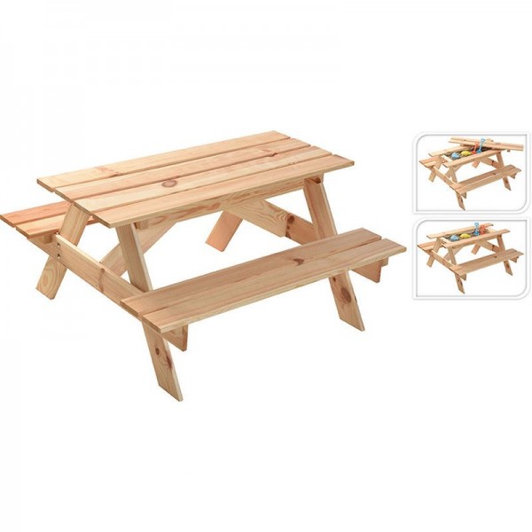 Kinder Picknicktafel - 90x85x46cm