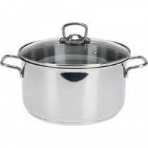 Kookpan - 22 cm -  4.5  liter - RVS - Met deksel