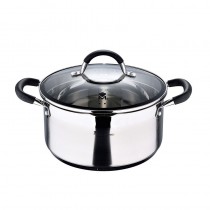 Masterpro Kookpan - met Deksel - Ø24 cm - 5L