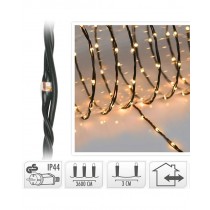 LED Verlichting 1200 LED - 36 meter - extra warm wit - voor binnen en buiten - 8 Lichtfuncties - Soft Wire 