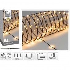 LED Verlichting 80 LED - 6 meter - extra warm wit - Soft Wire