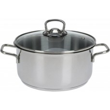 Kookpan - 20 cm - 3.15 liter - RVS - Met deksel 