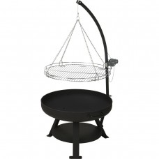 Vaggan Vuurschaal met BBQ Grillrooster - Ø60cm - hoogte 127cm