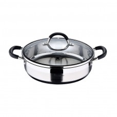 Masterpro Serveerpan - met Deksel - Ø28 cm - 3.8L