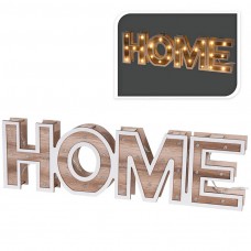 HOME - houten letters - 38cm - 28 LED