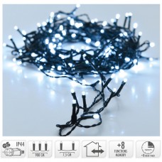 Kerstverlichting 120 led- 9m - wit - Timer - Lichtfuncties - Geheugen - Buiten