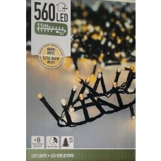 Microcluster - 560 led - 11m - two tone romantic - Timer - Lichtfuncties - Geheugen - Buiten