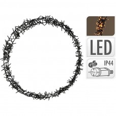 Kerstring met verlichting - 600 LED - Ø68 cm - 8 Lichtfuncties - voor binnen en buiten