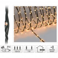 LED Verlichting 1500 LED - 45 meter - extra warm wit - voor binnen en buiten - 8 Lichtfuncties - Soft Wire 