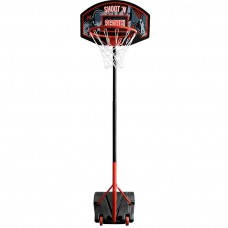 Basketbal standaard - in hoogte verstelbaar - verrijdbaar