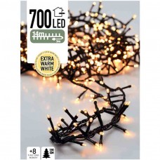 Micro Cluster 700 LED's 14 meter extra warm wit