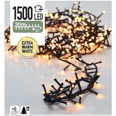 Micro Cluster 1500 LED's 30 meter extra warm wit