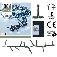 Micro Cluster 1000 LED's 20 meter wit