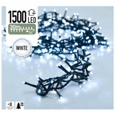 Micro Cluster 1500 LED's 30 meter wit