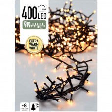 Micro Cluster - 400 LED- 8 meter - extra warm wit