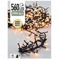 Micro Cluster 560 LED's 11 meter extra warm wit