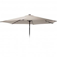 Parasol met verlichting - 270cm - taupe