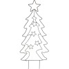 Tuinsteker Kerstboom - 90 LED - Extra Warm Wit