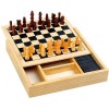 Houten spellendoos 4-in-1