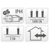 Snakelight 800 LED - 16 meter  - warm wit