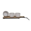 Tapasplank -  Apero-serveeer-set - 4-delig