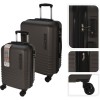 Explorer Kofferset - 2 Delig - 36L Handbagage + 60L Ruimbagage - TSA Slot - Expandable -Donkergrijs