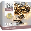 Kerstverlichting 192 led - 14.5m - extra warm wit - Batterij - Lichtfuncties - Geheugen - Timer