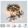 Clusterverlichting 192 led -  1.4m - extra warm wit - Batterij - Lichtfuncties - Geheugen - Timer