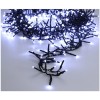 Maxi Cluster Kerstverlichting - 400 led - 6m - wit - Timer - Lichtfuncties - Geheugen - Buiten