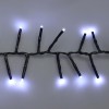 Maxi Cluster Kerstverlichting - 800 led - 12m - wit - Timer - Lichtfuncties - Geheugen - Buiten