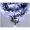 Maxi Cluster Kerstverlichting - 800 led - 12m - wit - Timer - Lichtfuncties - Geheugen - Buiten