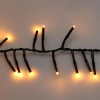 Maxi Cluster Kerstverlichting - 1200 led - 18m - extra warm wit - Timer - Lichtfuncties - Geheugen - Buiten