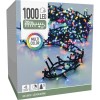 Microcluster - 1000 led - 20m - multicolor - Timer - Lichtfuncties - Geheugen - Buiten