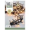 Microcluster - 560 led - 11m - extra warm wit - Timer - Lichtfuncties - Geheugen - Buiten