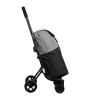 Ceruzo Go Four Boodschappentrolley  - Grijs / Zwart - 43.5 liter - by Playmarket