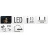 Feestverlichting voor de Tuin - 450cm - warm wit - 10x5 LED