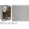 Lichtgordijn 190x190cm - gelijke lengtes - 400 LED's - extra warm wit - Soft Wire