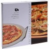 Pizza-baksteen 33cm met metalen houder 