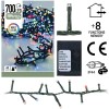 Micro Cluster - 700 LED - 14 meter - multicolor -  8 functies