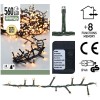 Micro Cluster 560 LED's - 11 meter - extra warm wit - 8 functies + geheugen